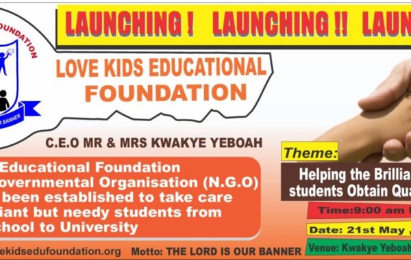 Launching of Love Kids Educational Foundation